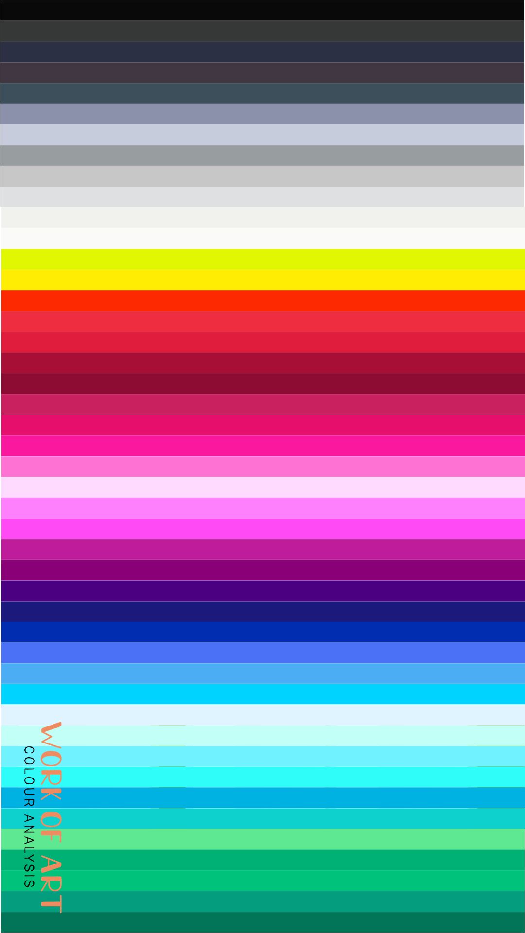 Bright Winter Palette palette